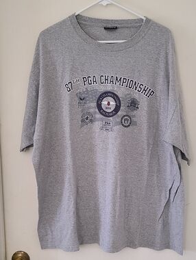 87th PGA Championship Vintage Style Heather Gray Graphic Tee XXL Phil Mickelson